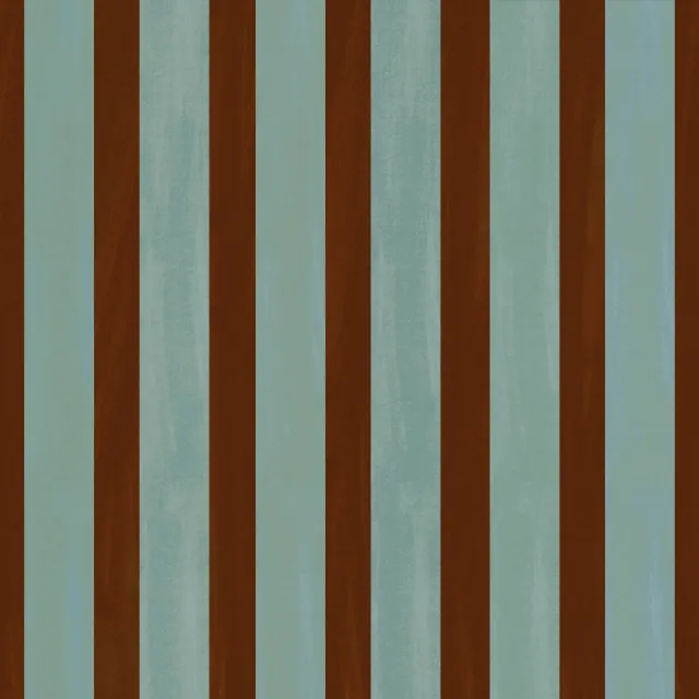 Dekovorhang Nautical Stripes Teal