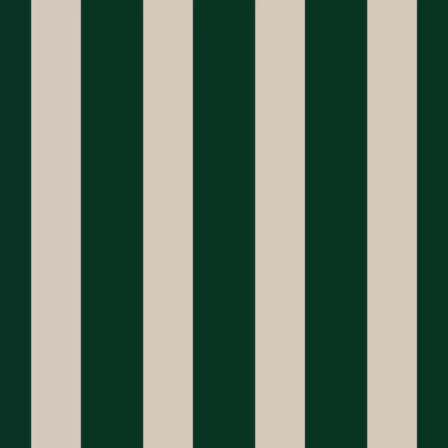 Kissen Bold Stripes pine green