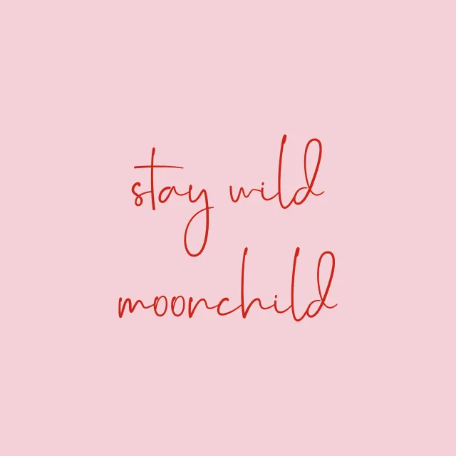 Geschirrtücher Stay Wild Moonchild Rosa