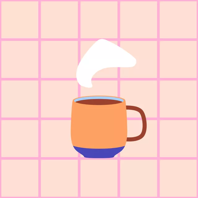 Kissen Cutie Cup Orange