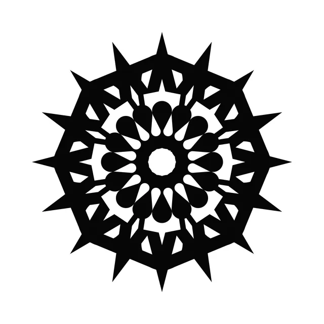 Servietten Puristischer Stern No4