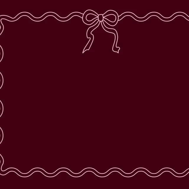 Tischset Tischset mit Schleife berry