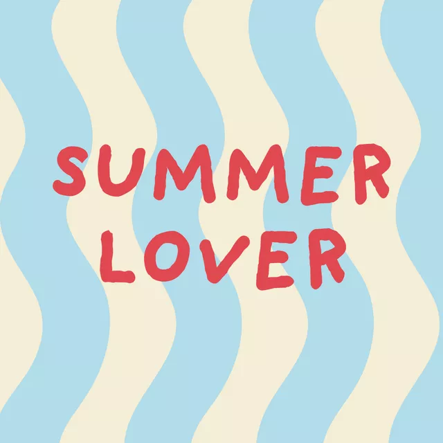 Kissen Summer Lover Red Blue