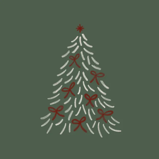 Servietten Schleifen Tanne dunkelgrün