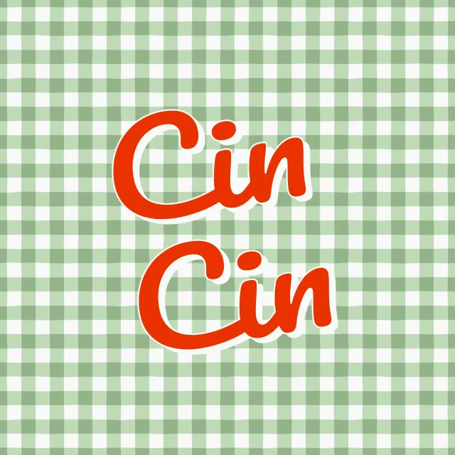 Kissen Cin Cin grün