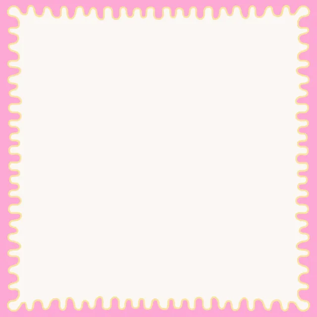 Servietten Welle Rahmen Pink