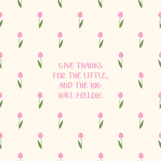 Kissen Thanks for the Little