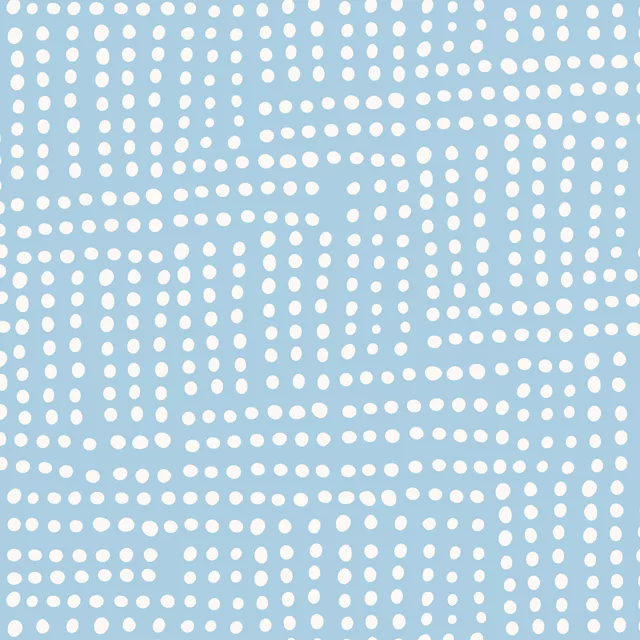 Bankauflage modern safari punkte türkis