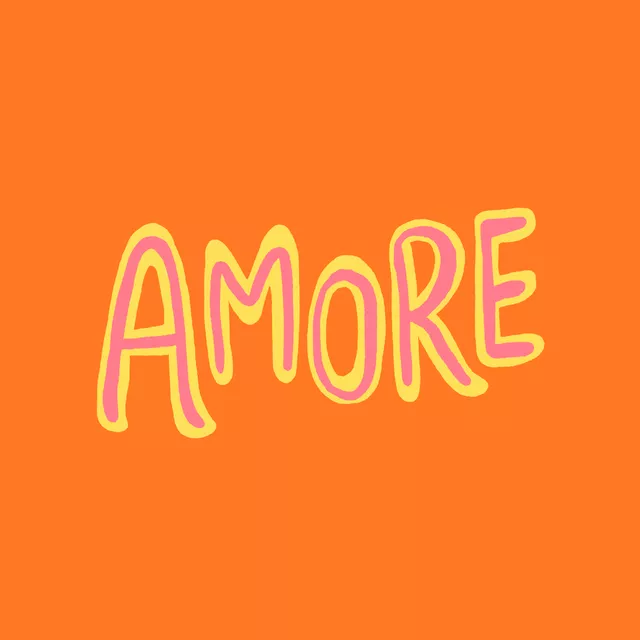 Kissen Amore orange