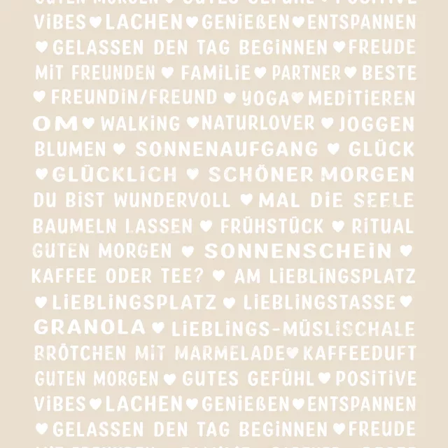 Tischset Entspannter Morgen