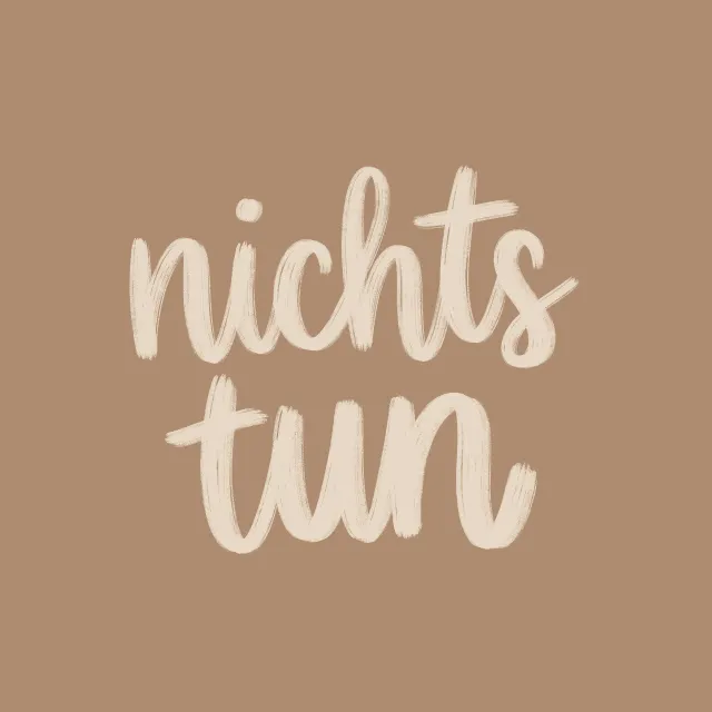 Kissen nichts tun caramel