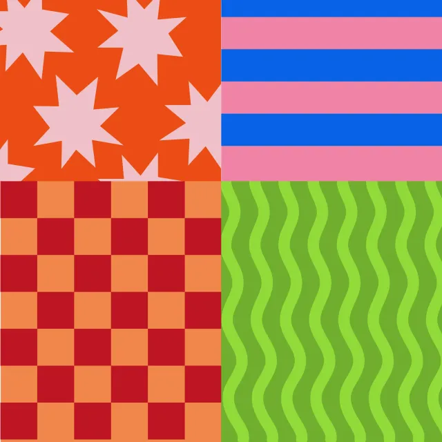 Kissen Multi Pattern Allover