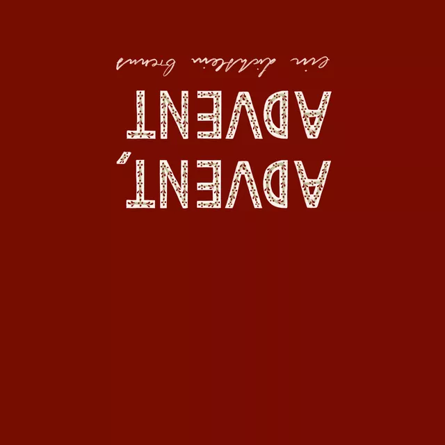 Tischläufer Advent Advent Rot