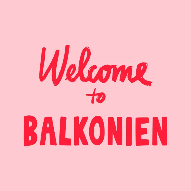 Kissen Balkonien Rosa Rot Wendekissen