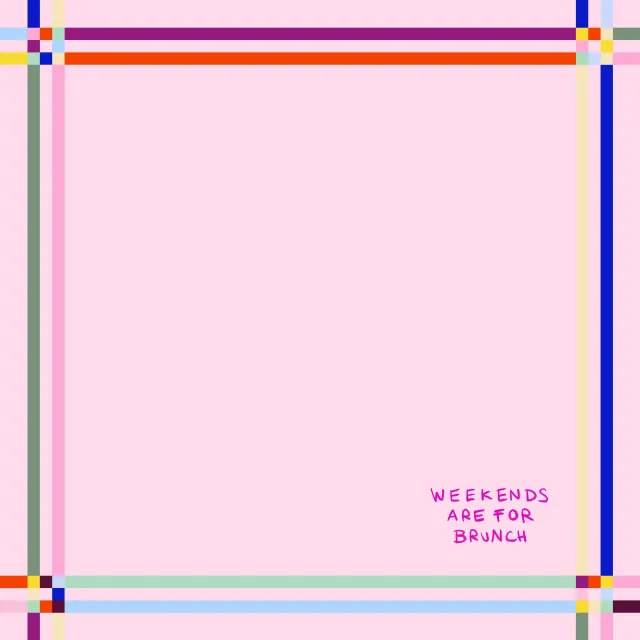 Kissen Rahmen Pink Typo