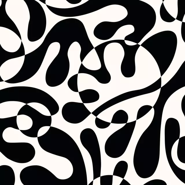 Geschirrtücher Bubbles schwarz weiß