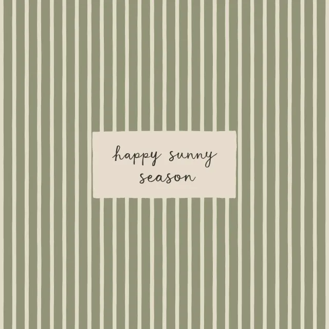 Kissen Happy Sunny Season Streifen