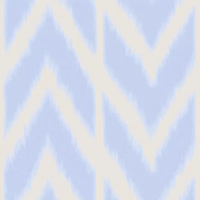 Kissen Zigzag Ikat Blue