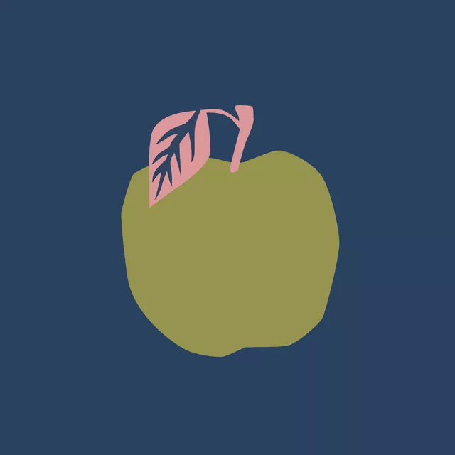 Kissen Grüner Apfel