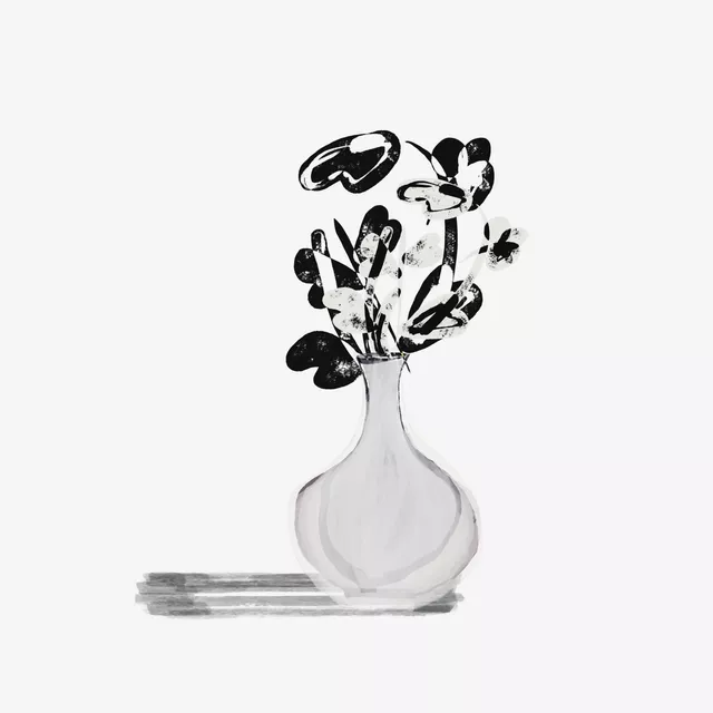 Geschirrtuch Cool Vase I