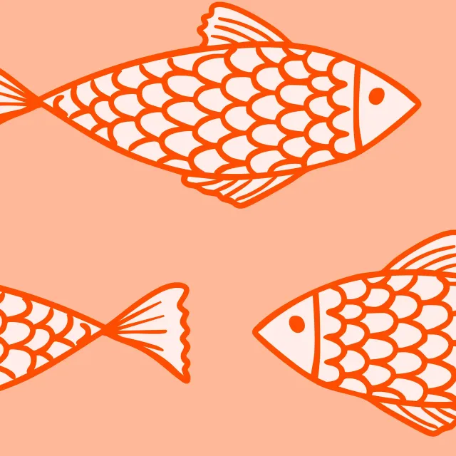 Kissen Coastal summer Sardinen