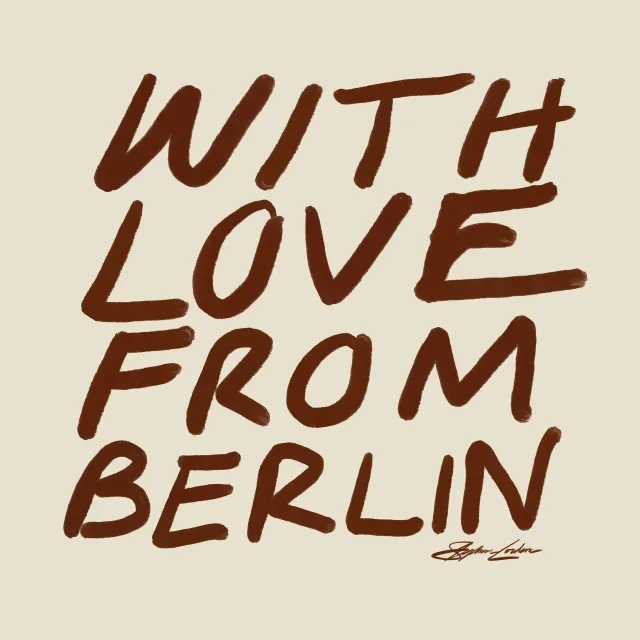 Kissen With Love From Berlin