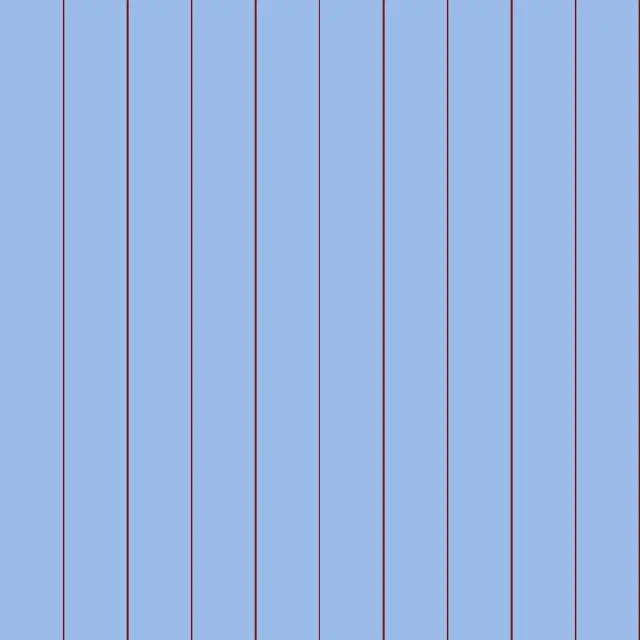 Bankauflage Bistro Stripes blue and red