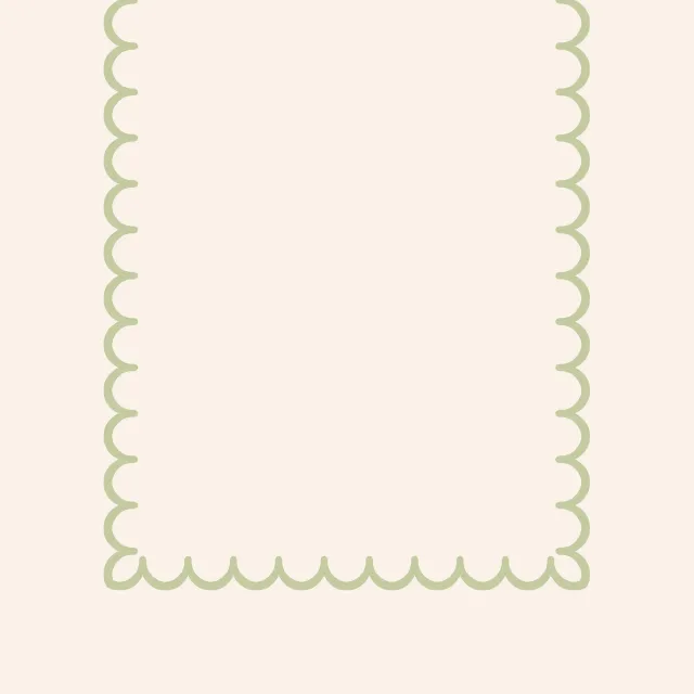 Tischläufer Scandi Folk Blumen Grün