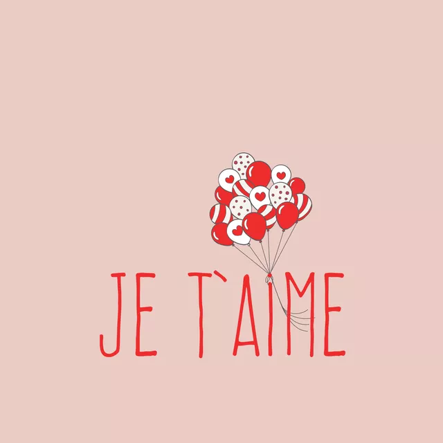 Kissen Je t'aime