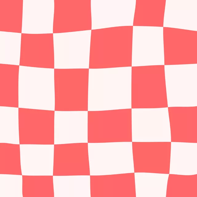 Bettwäsche Crazy Chessboard Red