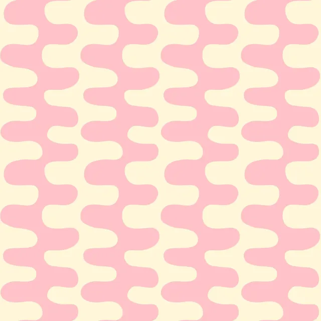 Kissen Retro Summer Pink Pattern
