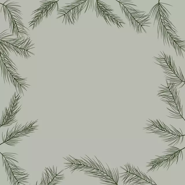 Tischdecke Tannenast 3