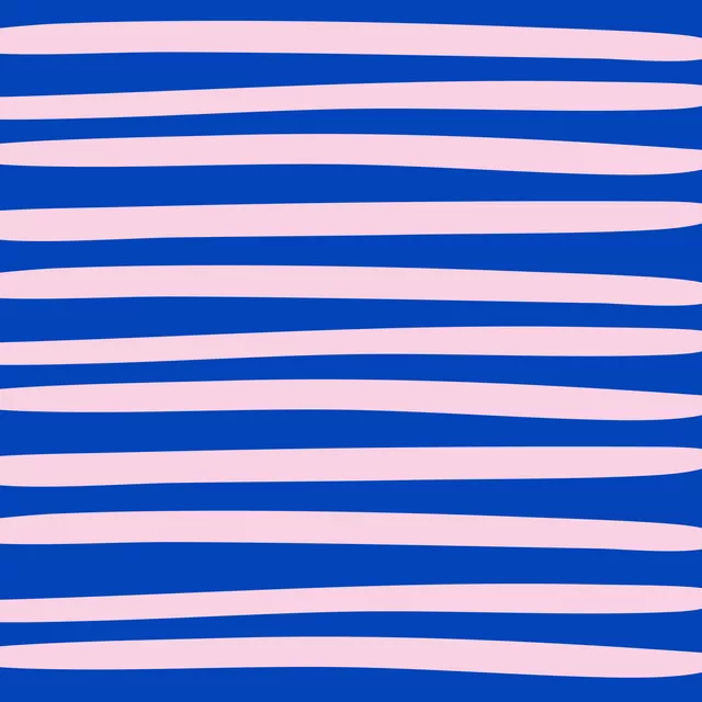 Sitzkissen Stripes Blau Rosa