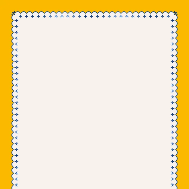 Tischdecke Bordüre Folkart