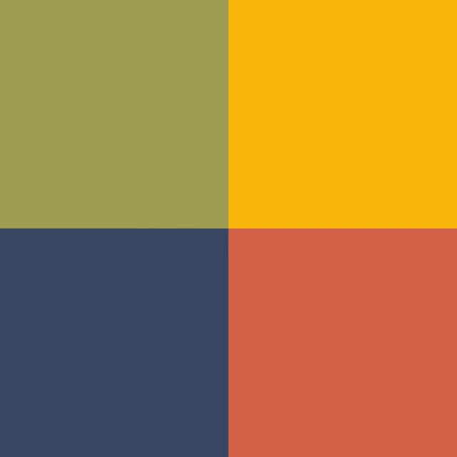 Kissen Herbst-Quartett