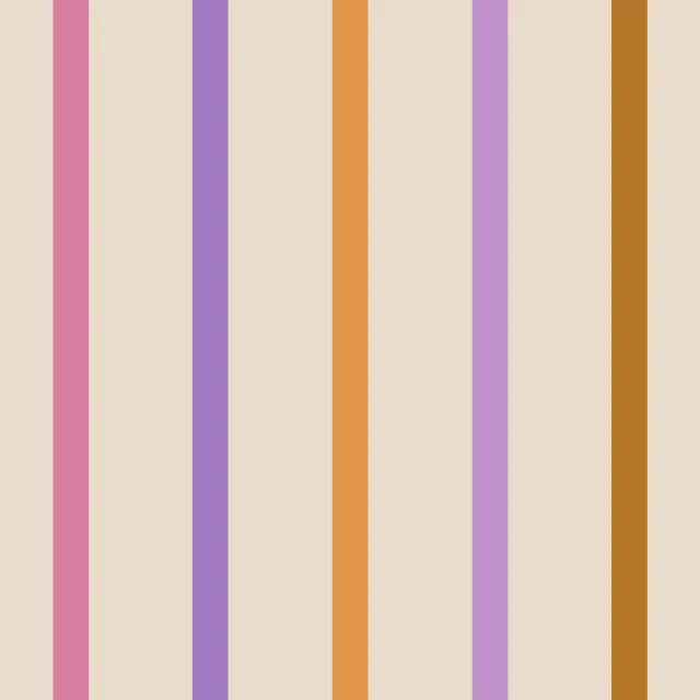 Bankauflage Streifen Bunt