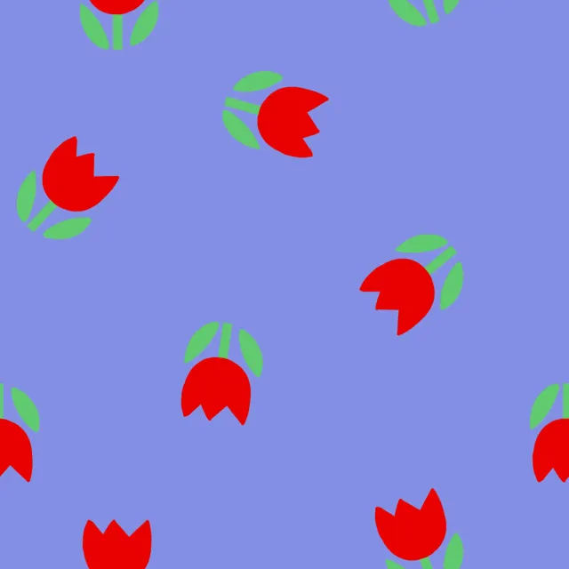 Dekovorhang Tulpenverliebt