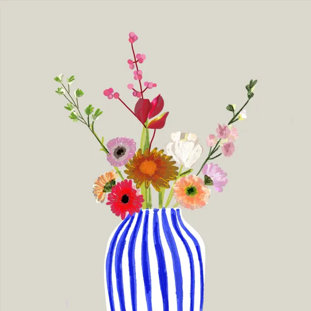 Kissen Blumenstrauß