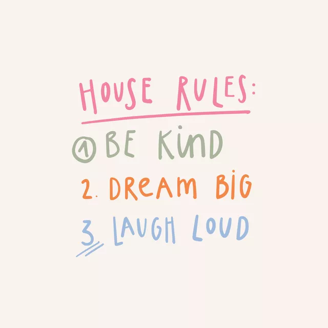 Geschirrtücher HOUSE RULES