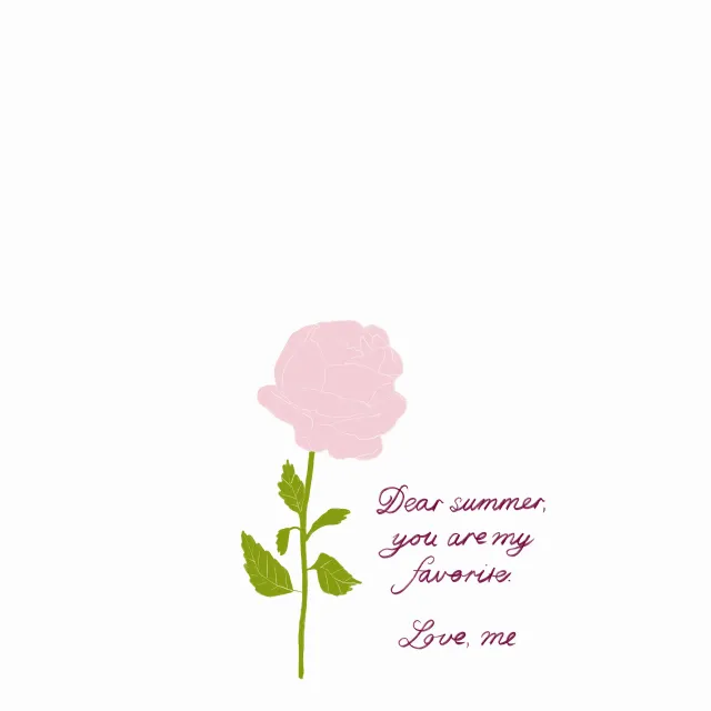 Tischläufer Dear Summer Rose