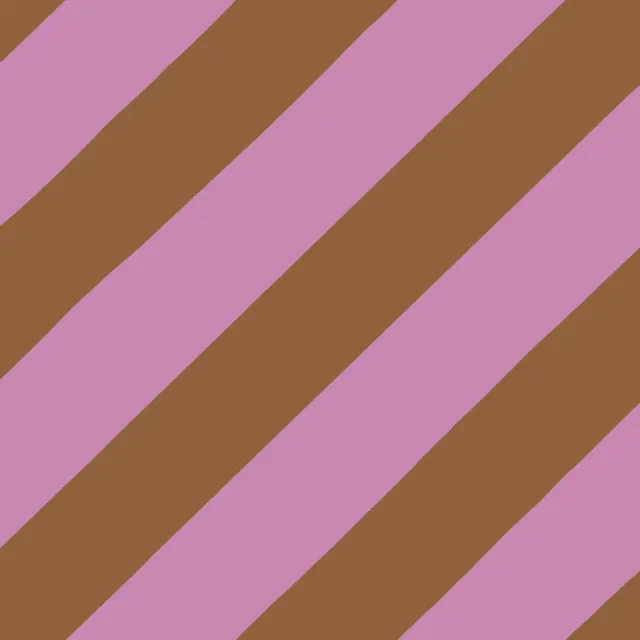 Bankauflage Streifen Pink Braun