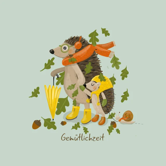 Geschirrtücher Gemütlichzeit mint