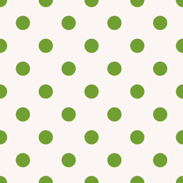 Bankauflage Punkte Polkadot Grün Beige