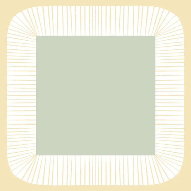 Servietten Bogenrahmen Gelb Mint