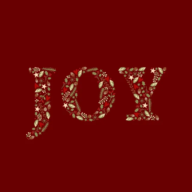 Tischset Joy rot