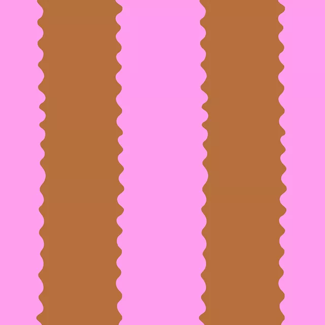 Sitzkissen Wellen Streifen pink