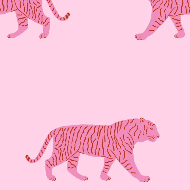 Geschirrtücher pink tiger pattern