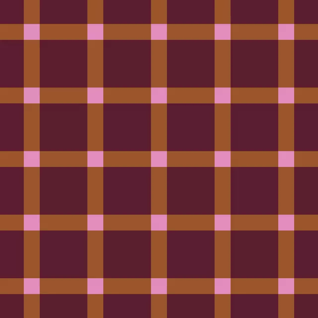 Kissen Karo Weinrot Braun Pink