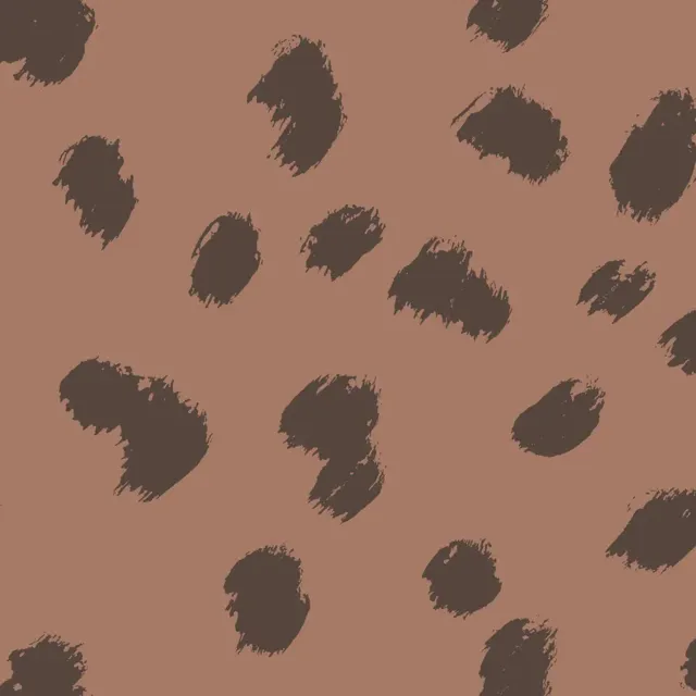 Kissen Wild Cat Brushstrokes puce