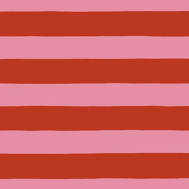 Kissen Streifen pink rot